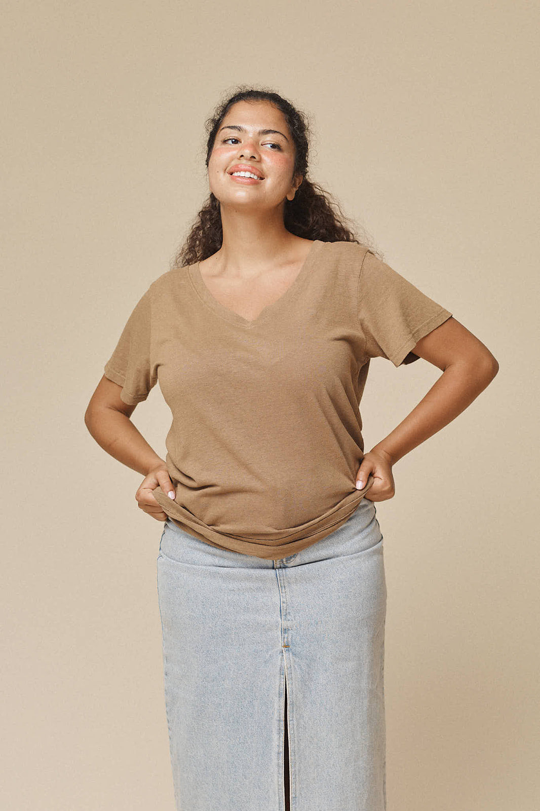 Jungmaven Paige V-Neck Tee