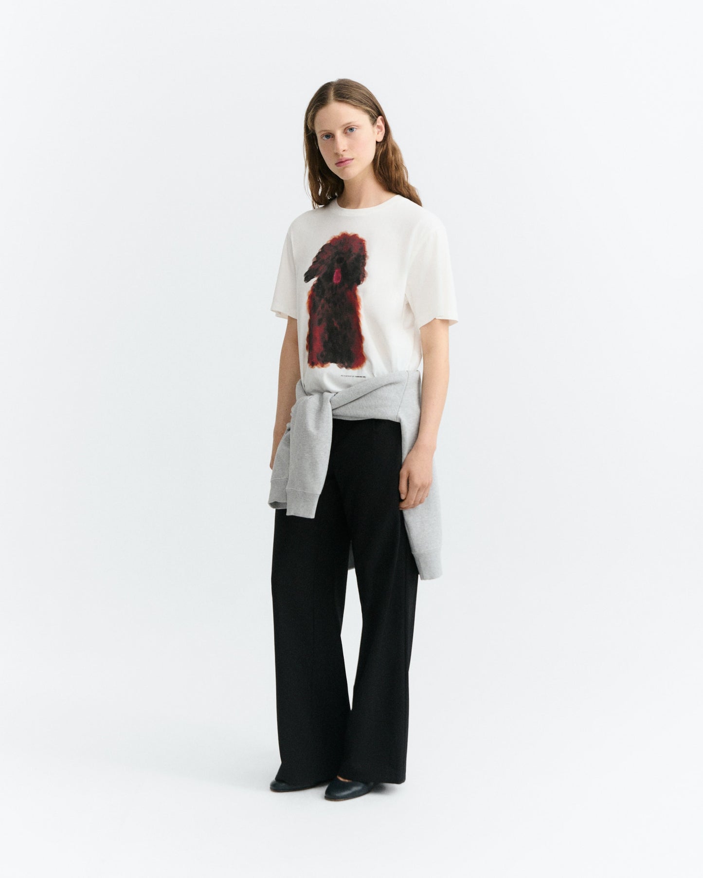 Thinking Mu Pet Portrait White Lucia T-Shirt