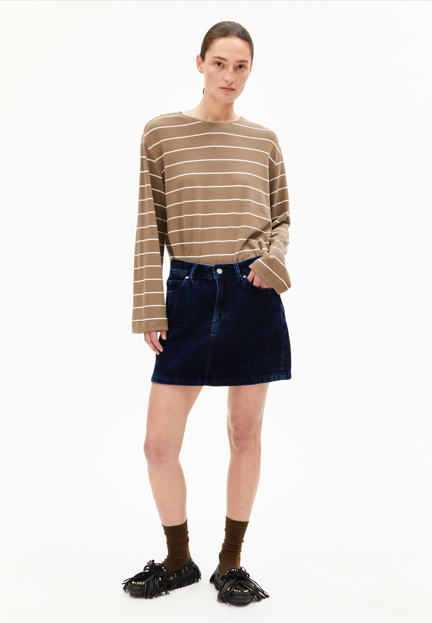 Armedangels Marynaa Fine Stripe Shirt