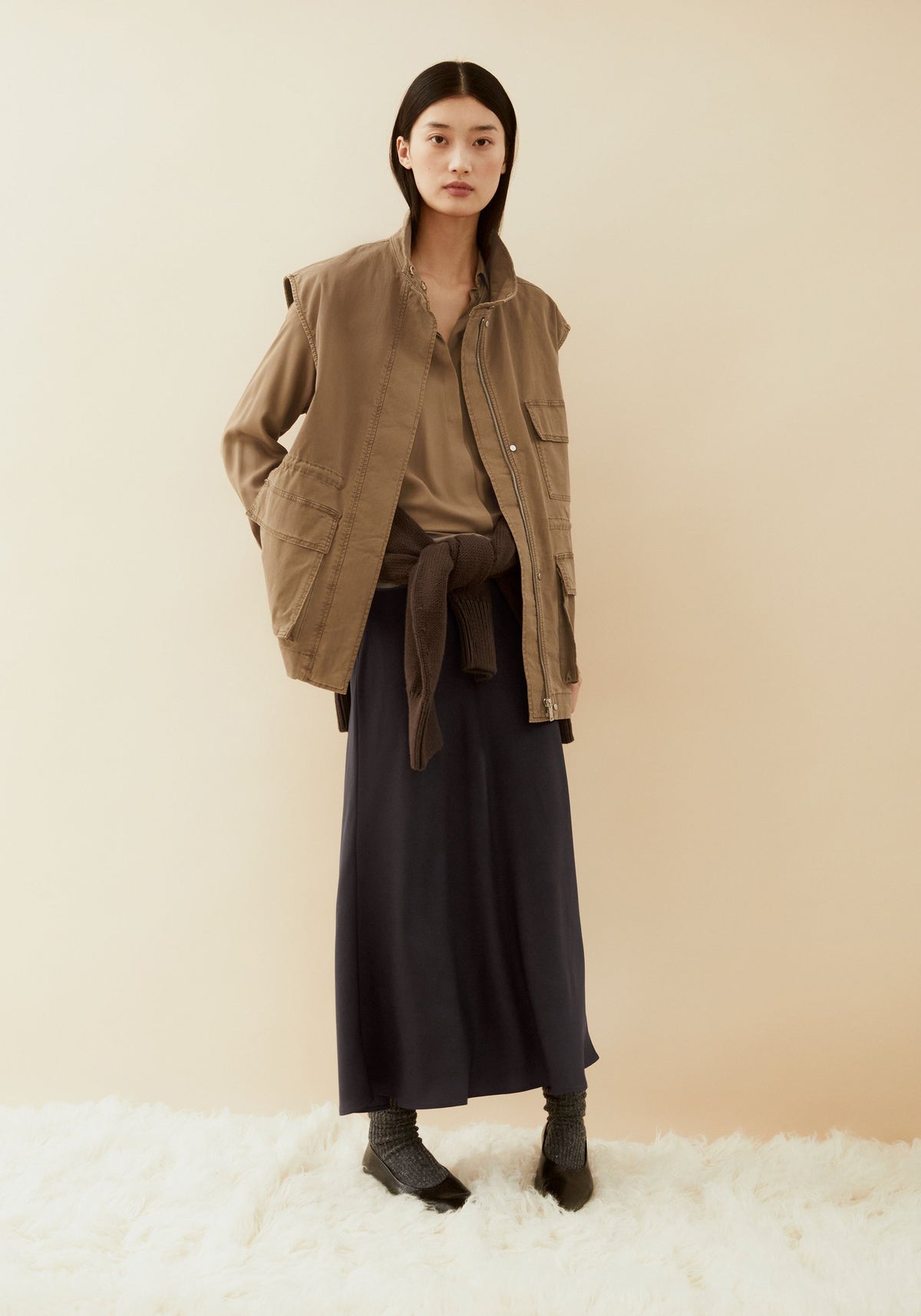 Armedangels Lenovaa Satin Slip Skirt