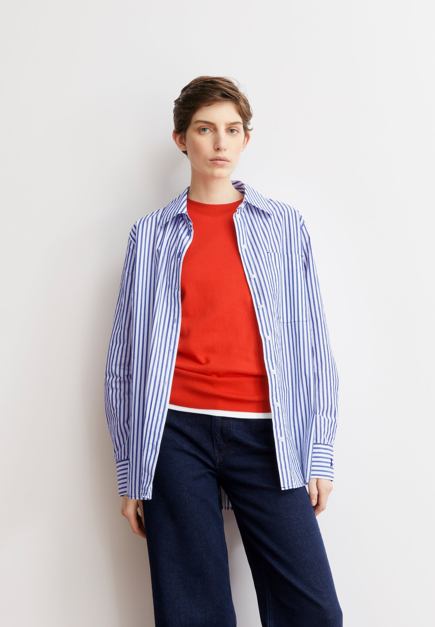 Armedangels Stripe Loose Shirt Blouse