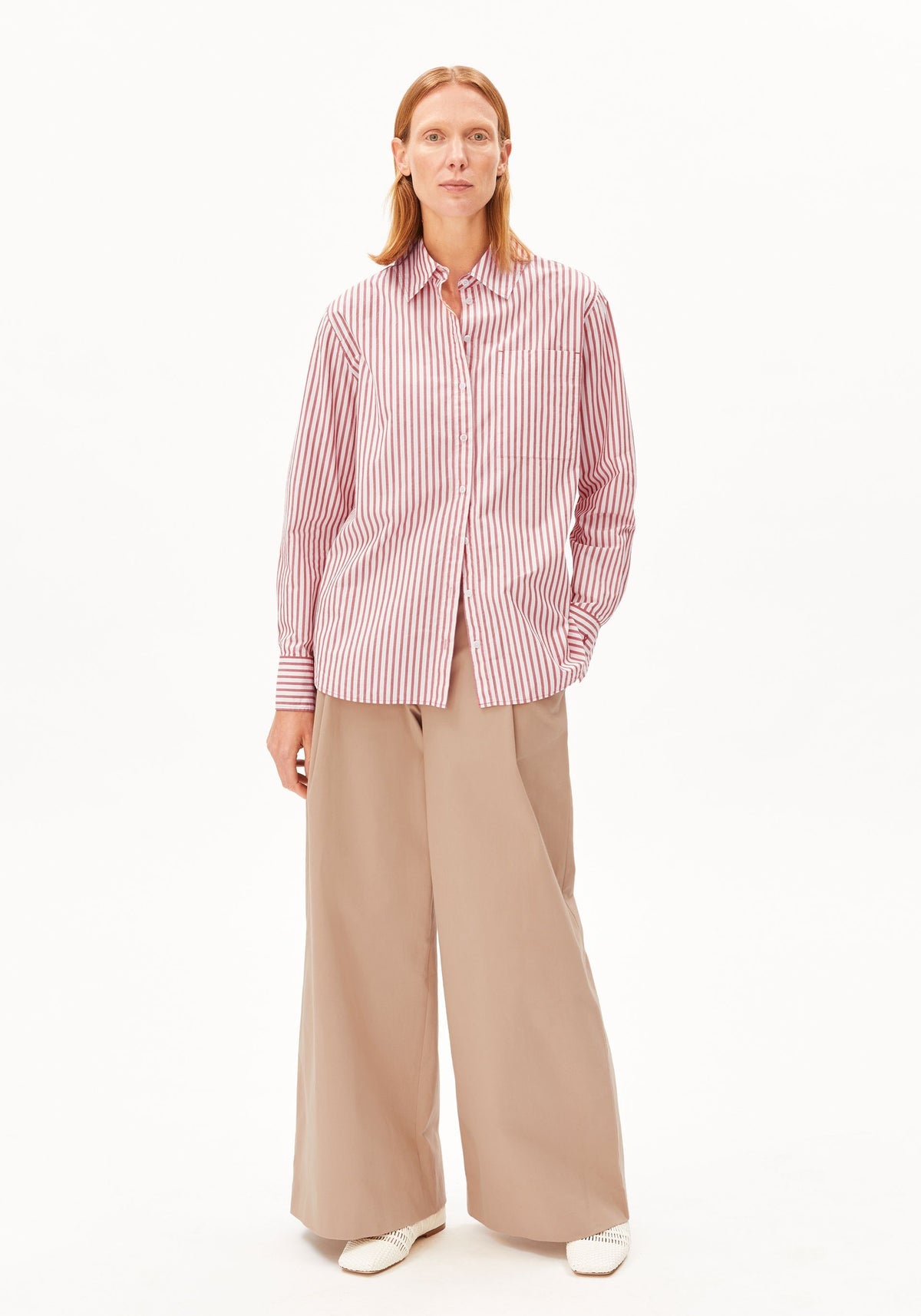 Armedangels Stripe Loose Shirt Blouse