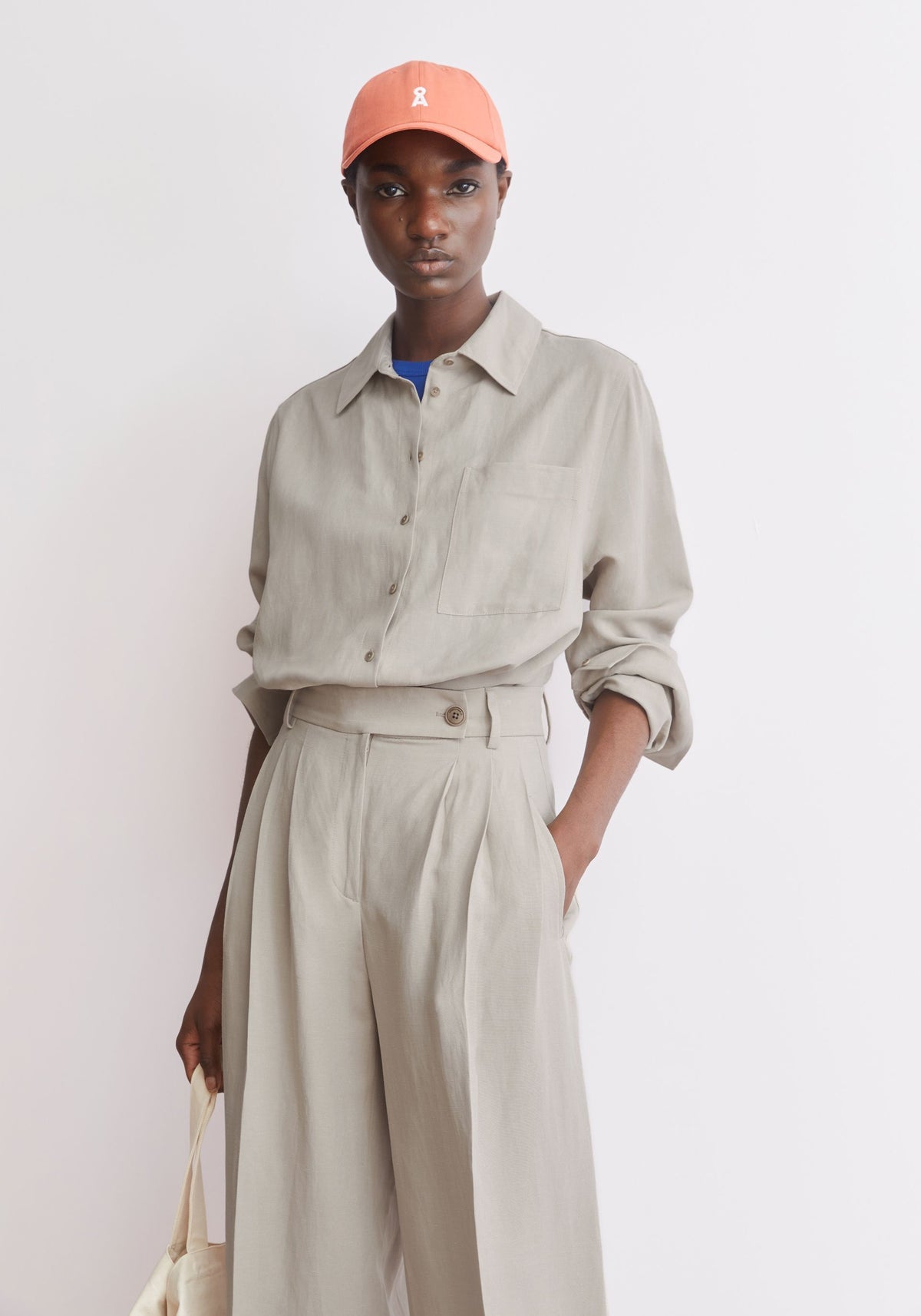 Armedangels Linen Blend Shirt Blouse
