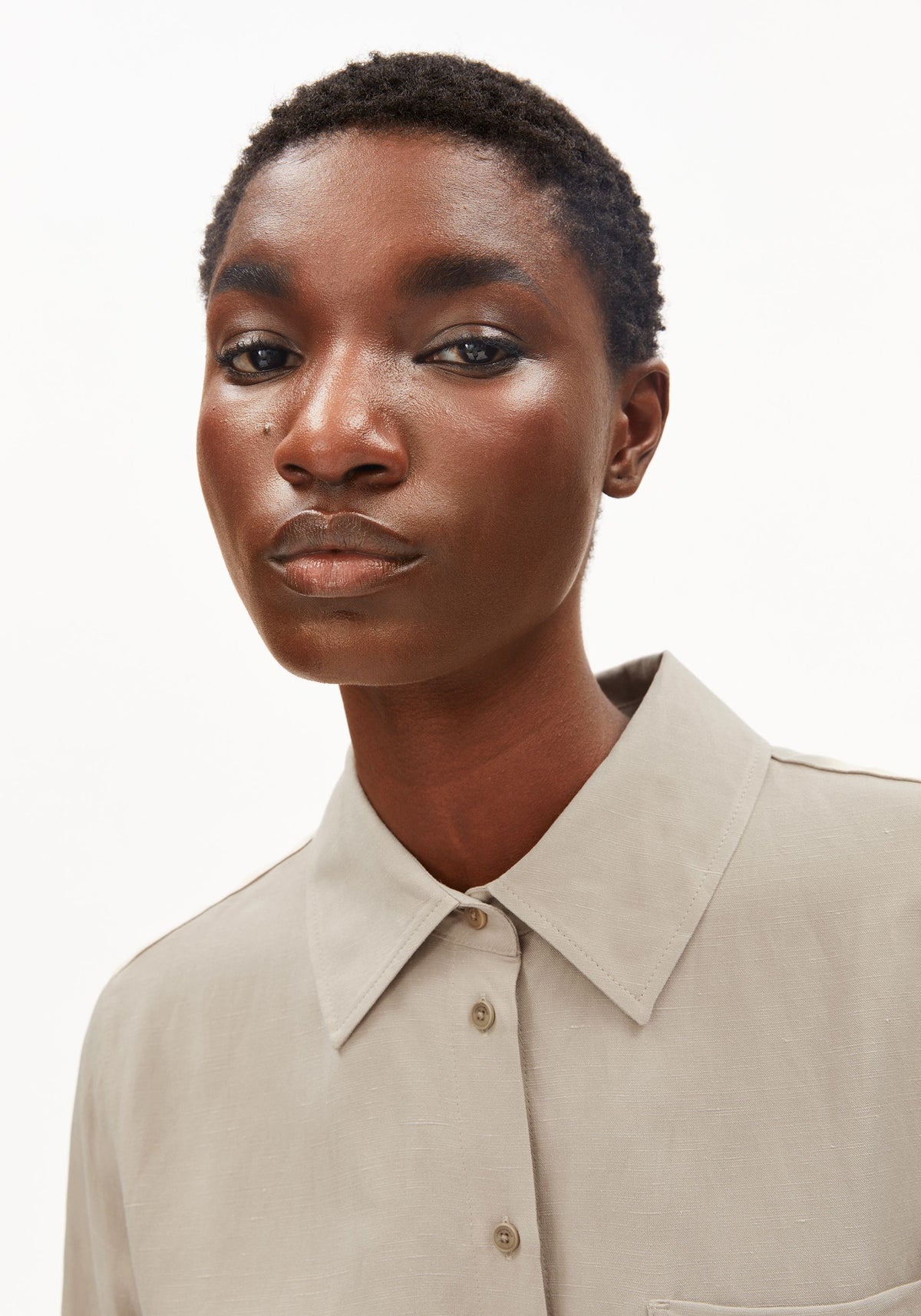 Armedangels Linen Blend Shirt Blouse
