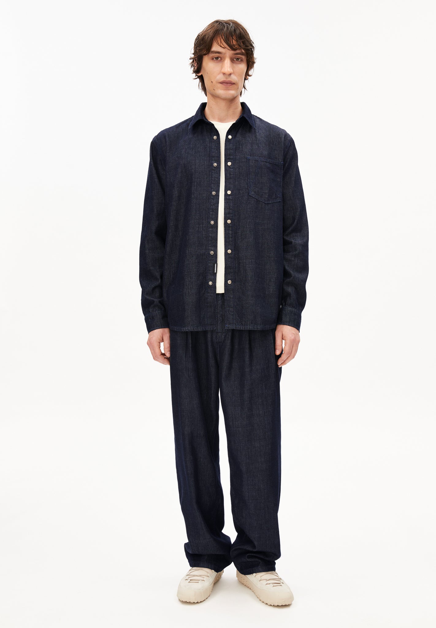 Armedangels Dark Wash Denim Shirt