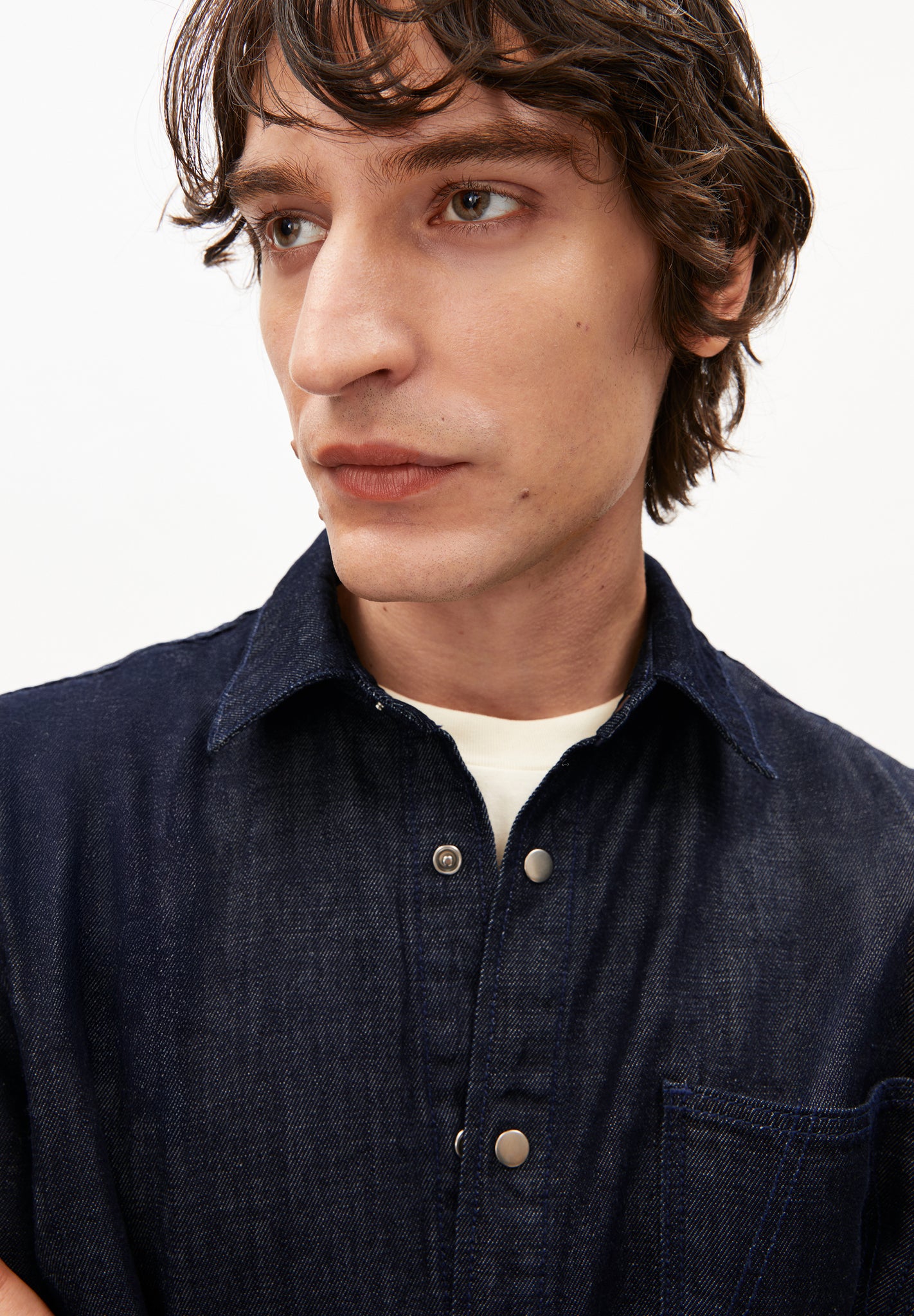Armedangels Dark Wash Denim Shirt