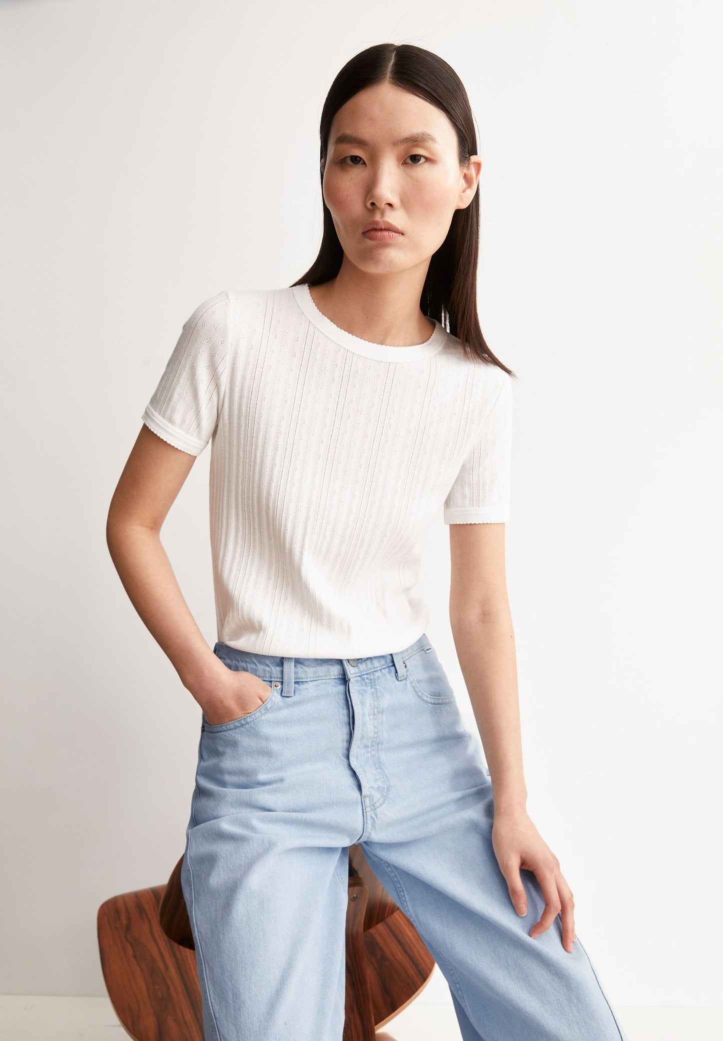 Armedangels Pointelle T-Shirt