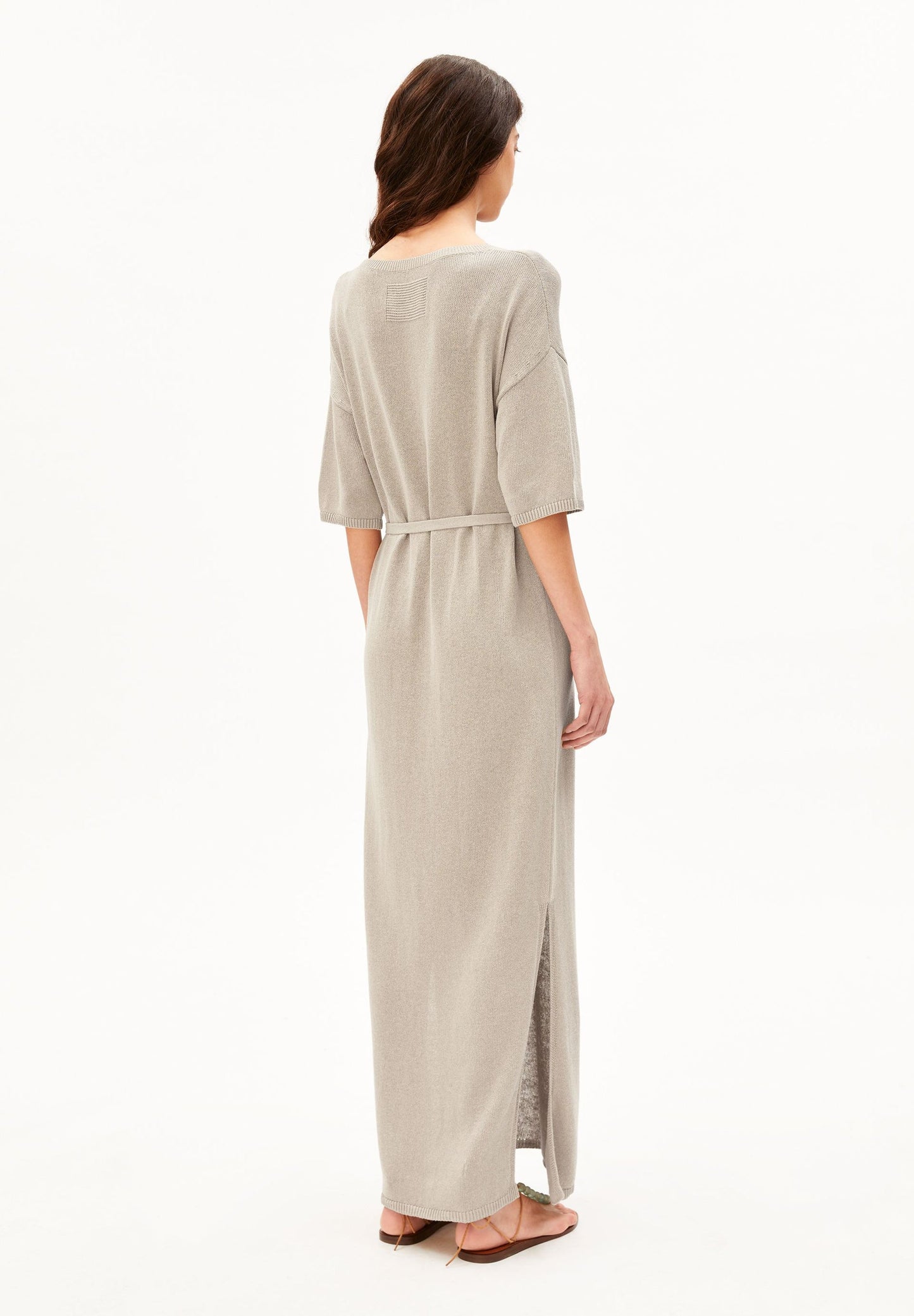 Armedangels Linen Blend Maxi Knit Dress