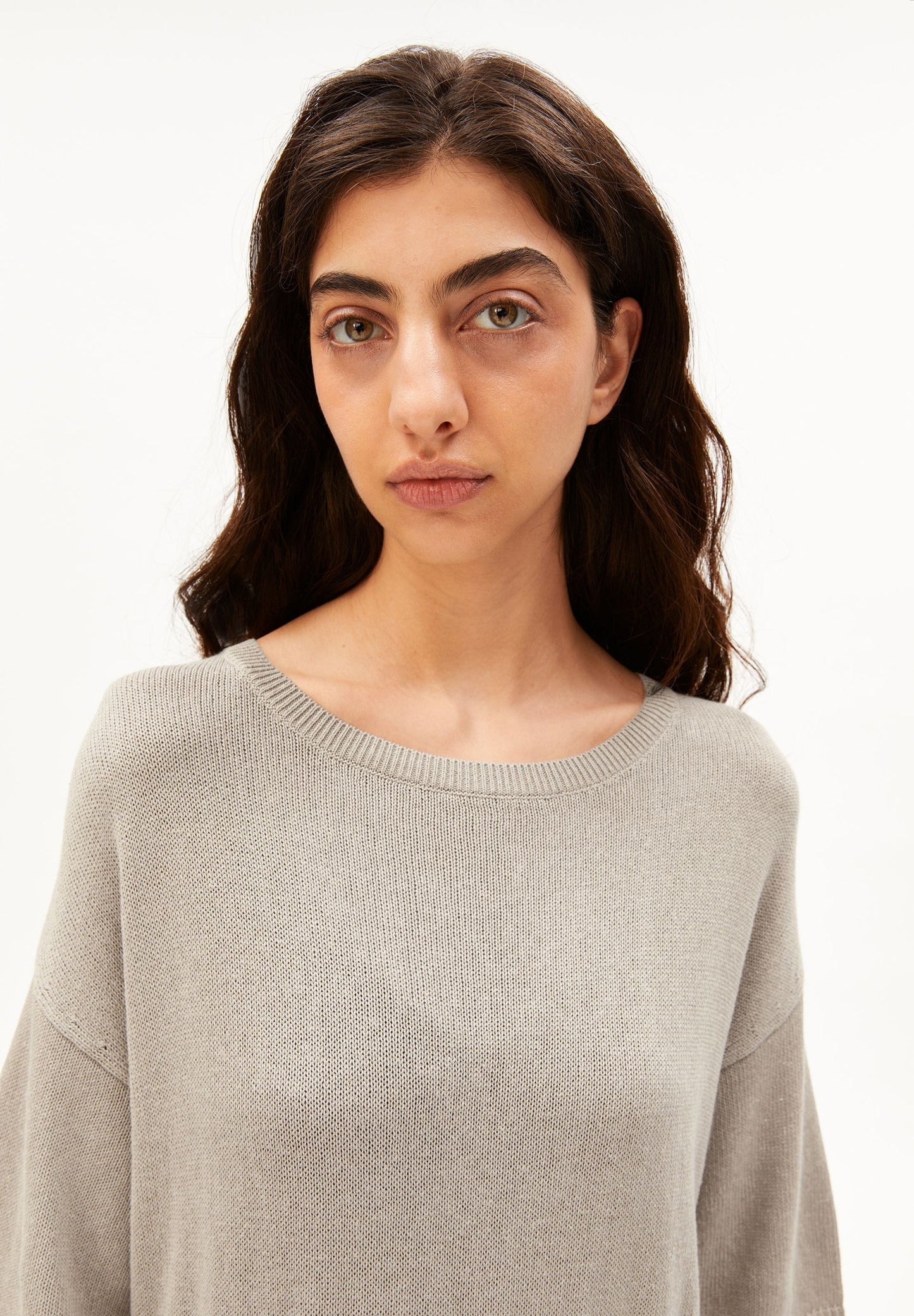 Armedangels Linen Blend Maxi Knit Dress