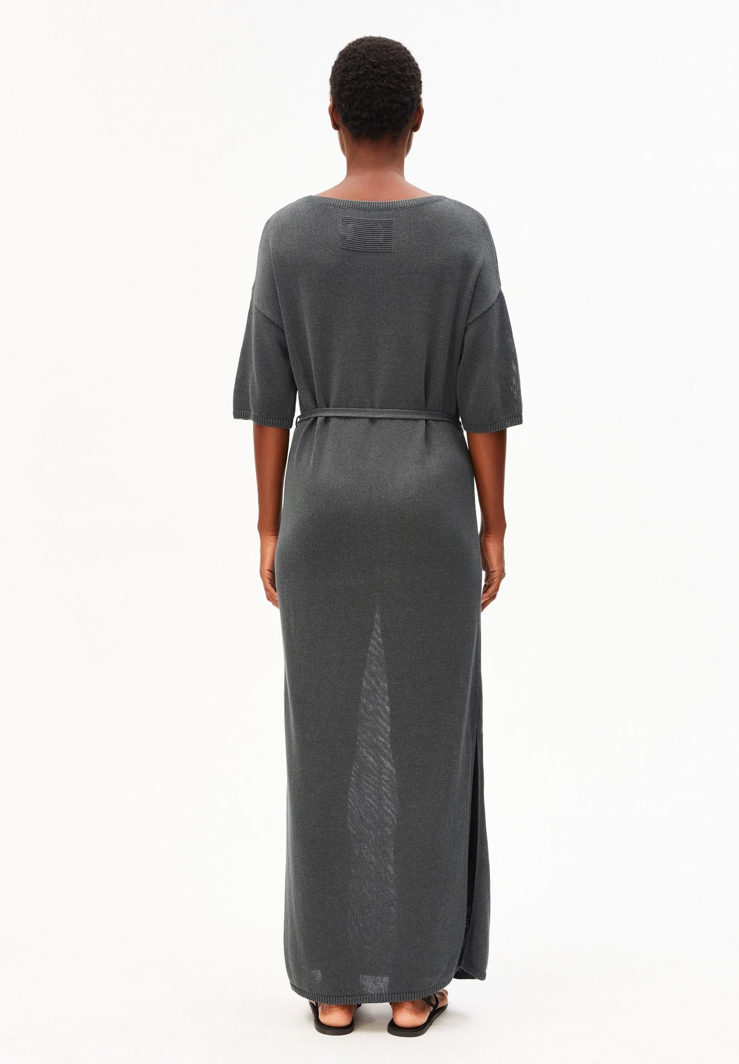 Armedangels Linen Blend Maxi Knit Dress