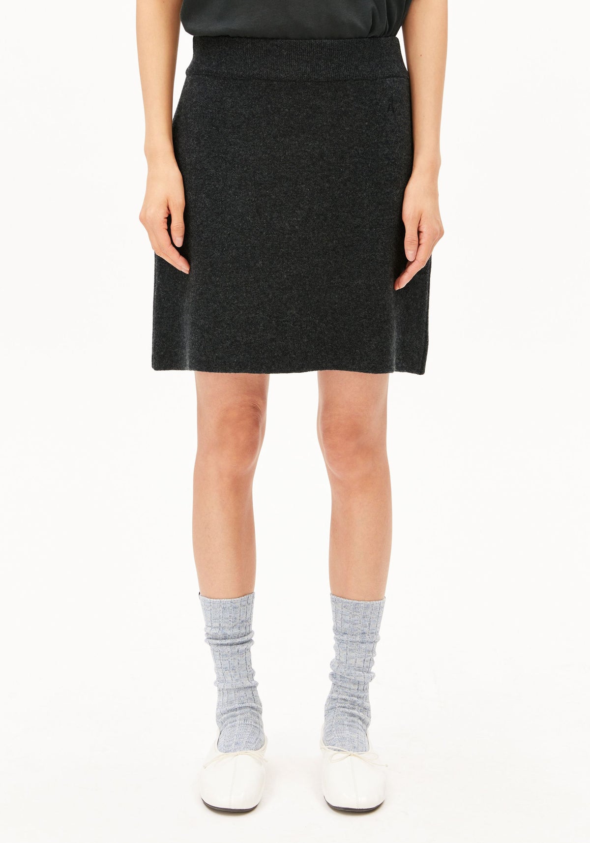 Armedangels Cotton-Wool Mini Knit Skirt