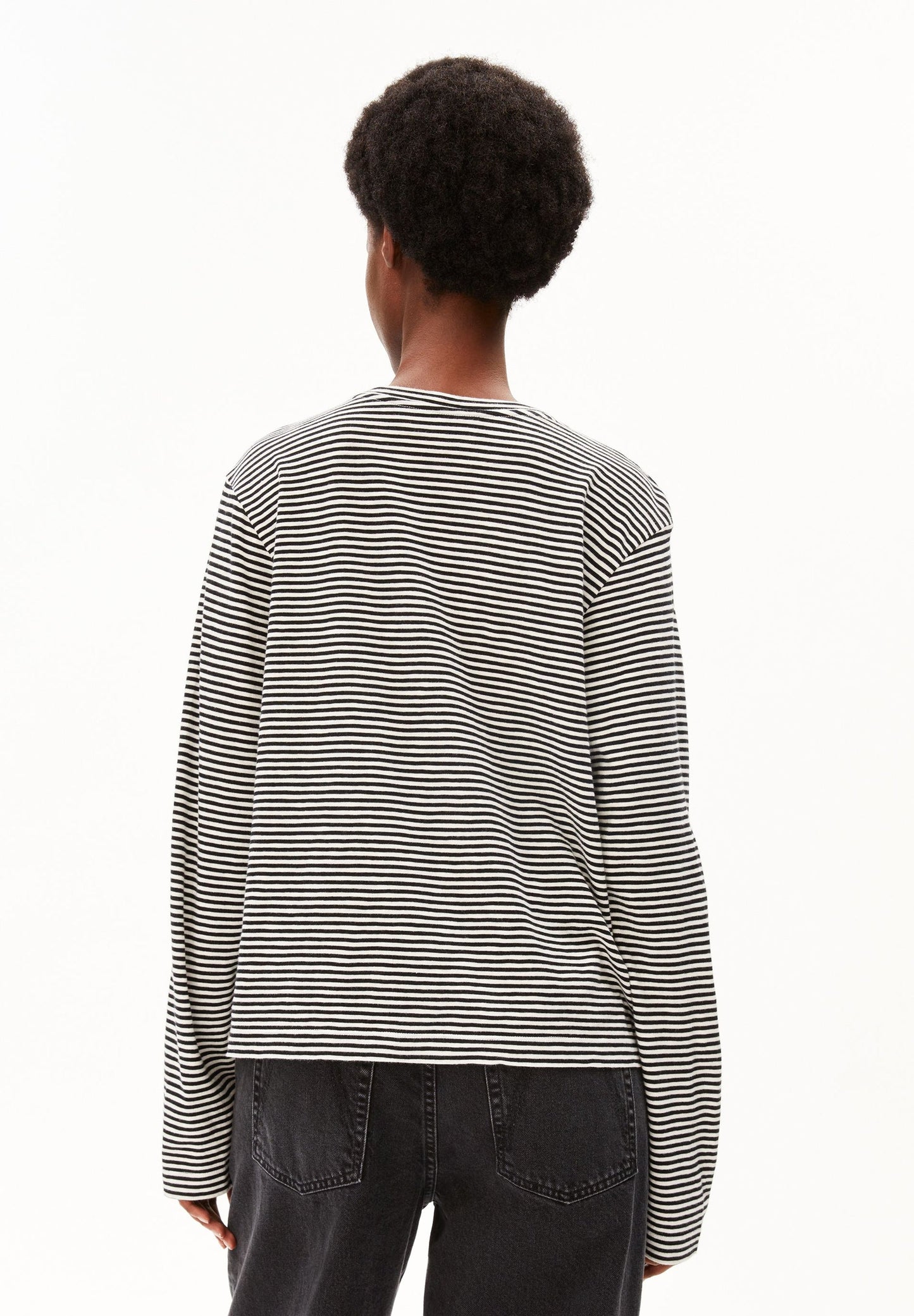 Armedangels Slub Jersey Stripe Long Sleeve Shirt