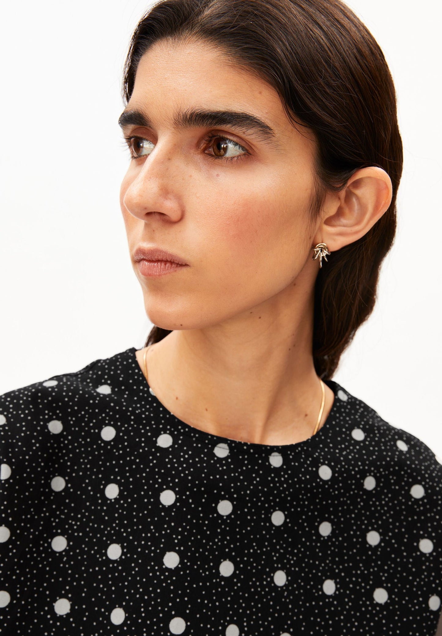 Armedangels Dotted Drawstring Blouse