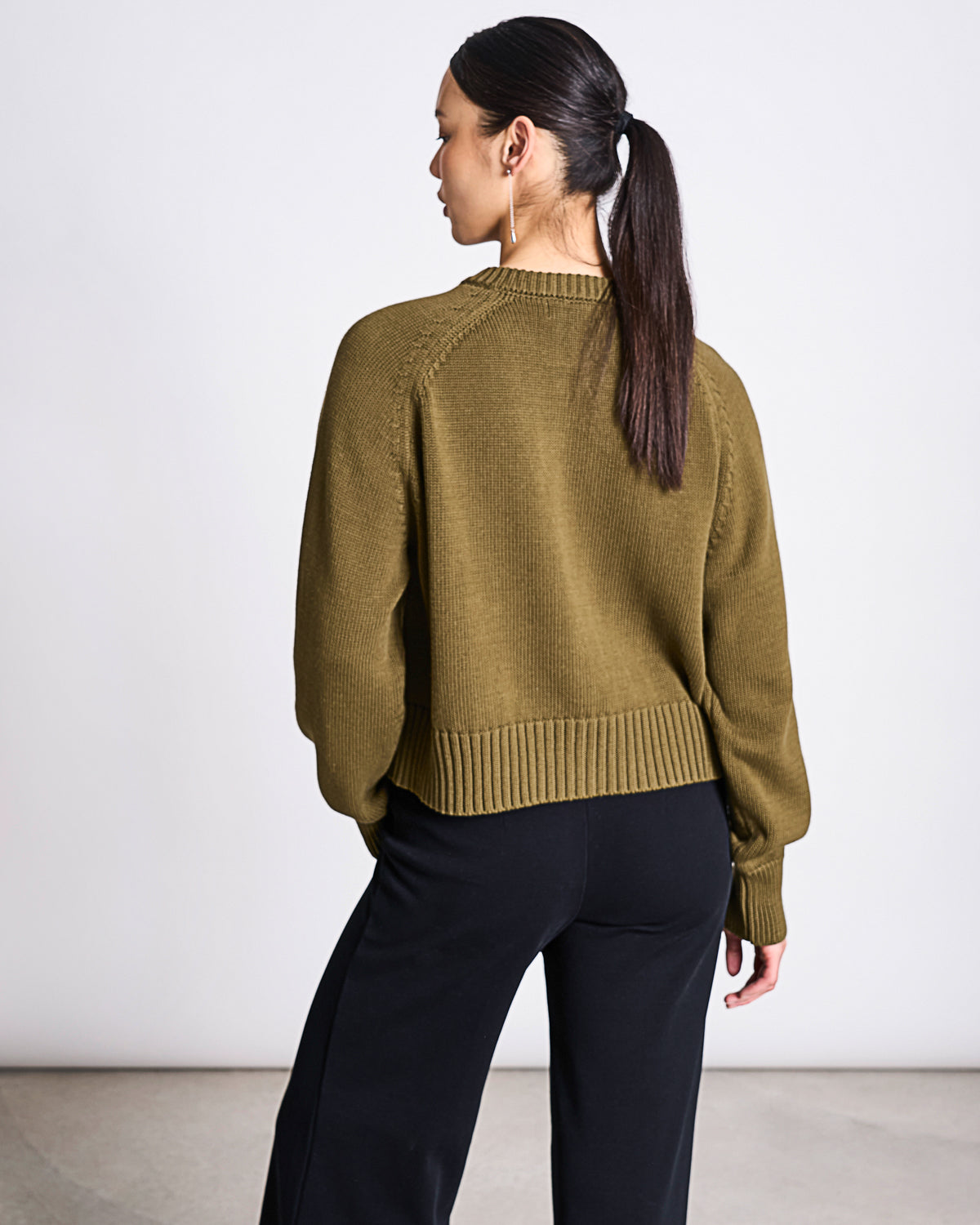 Jan ’n June Relaxed Crewneck Cardigan Sivia