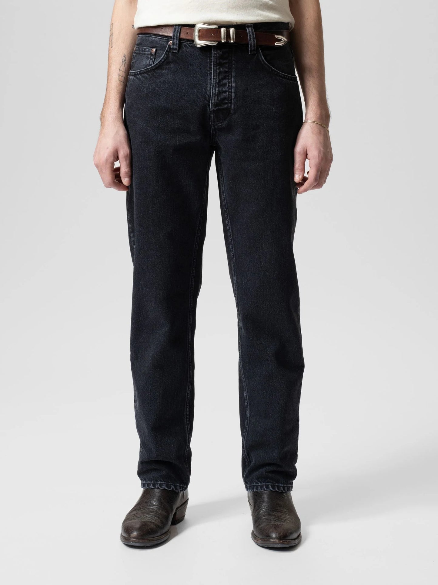 Nudie Jeans Rad Rufus High Waist Straight Leg Jeans