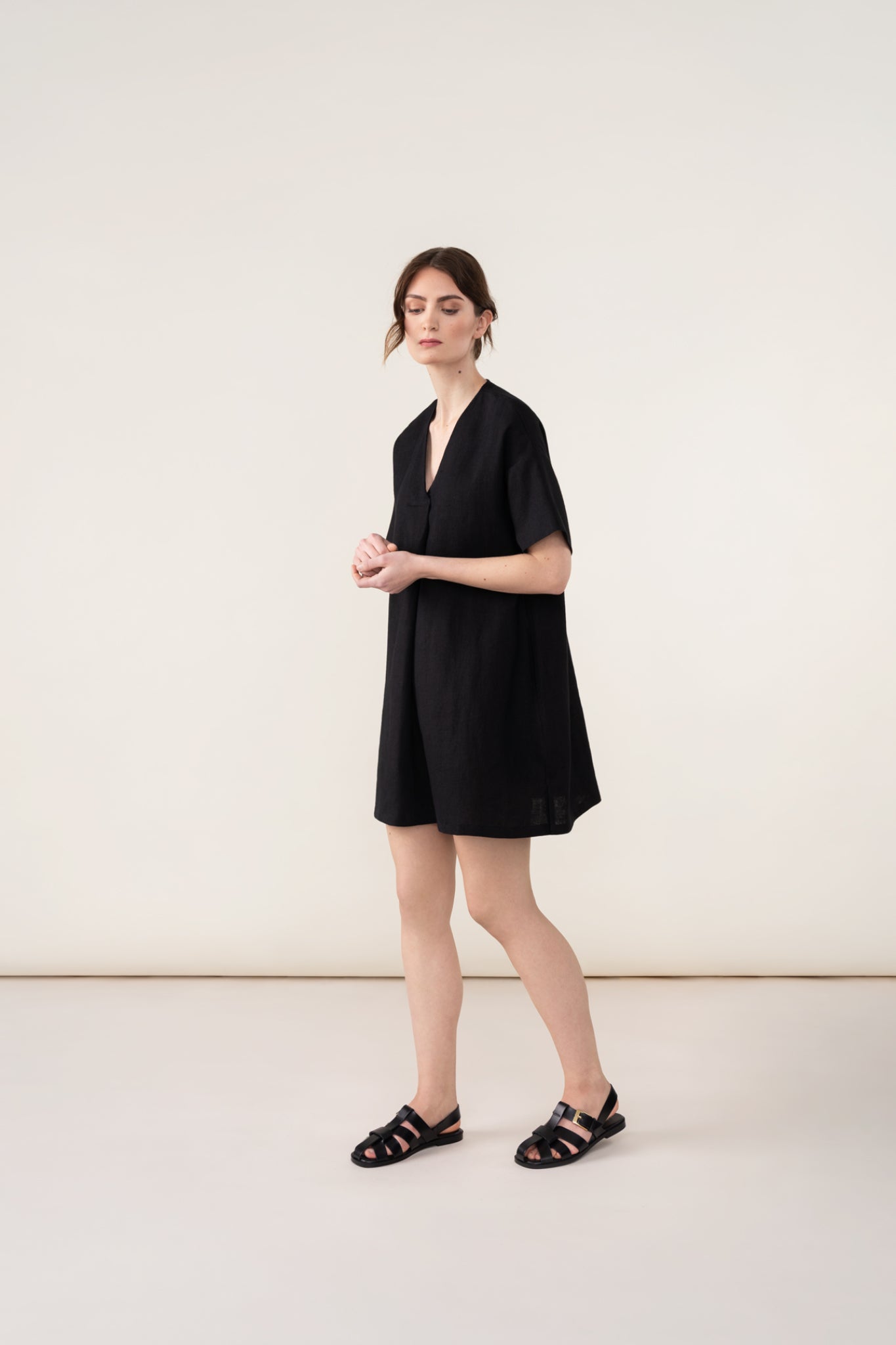 Archetype V-Neck Mini Dress