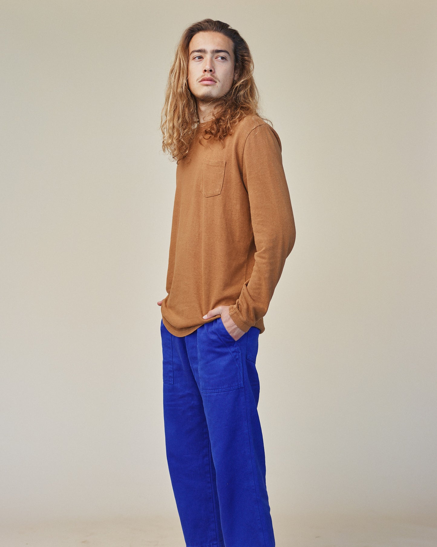 Jungmaven Baja Long Sleeve Pocket Tee