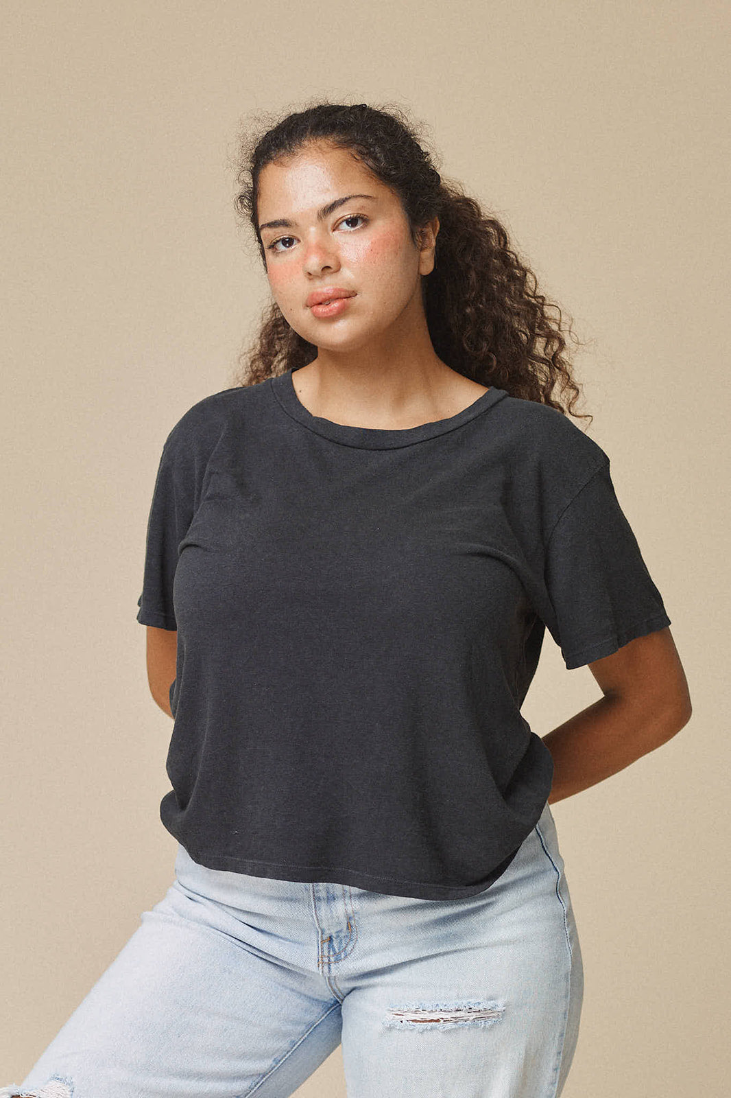 Jungmaven Cropped Lorel Tee