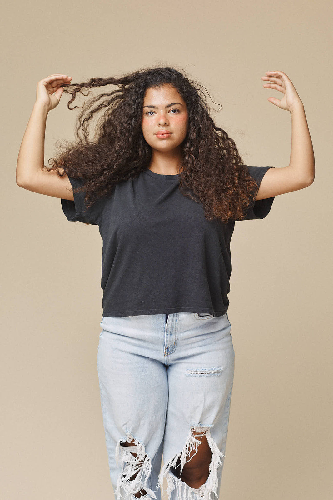 Jungmaven Cropped Lorel Tee