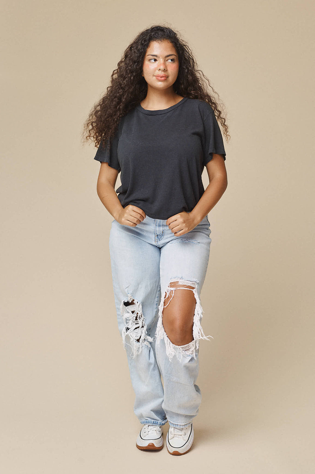 Jungmaven Cropped Lorel Tee