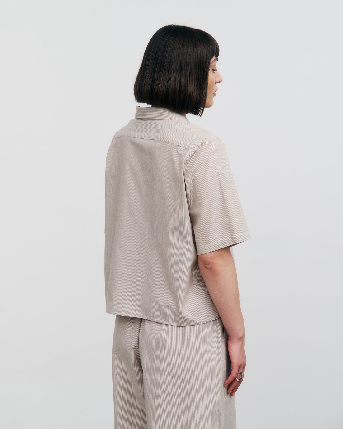 Rotholz Cropped Bowling Shirt