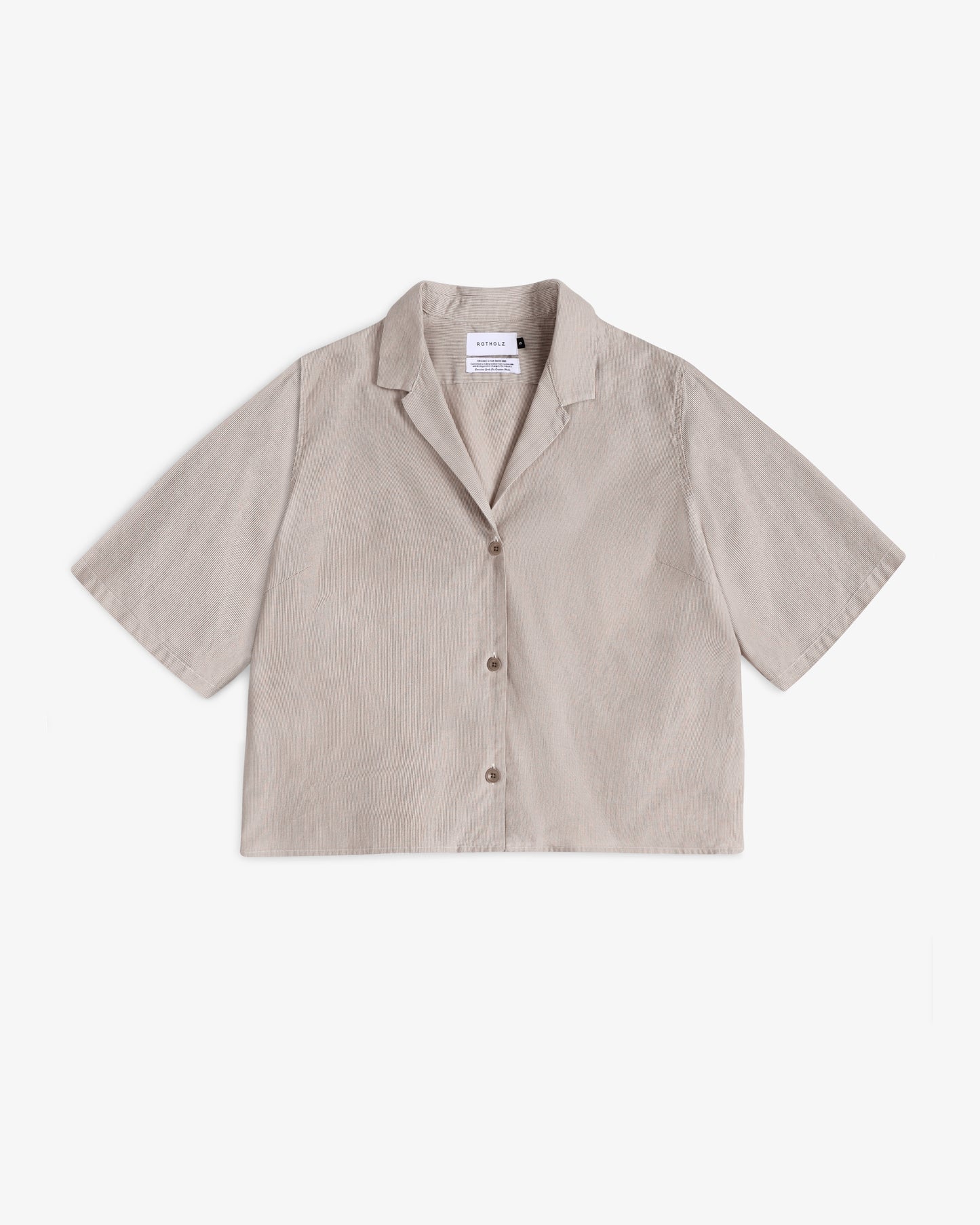 Rotholz Cropped Bowling Shirt