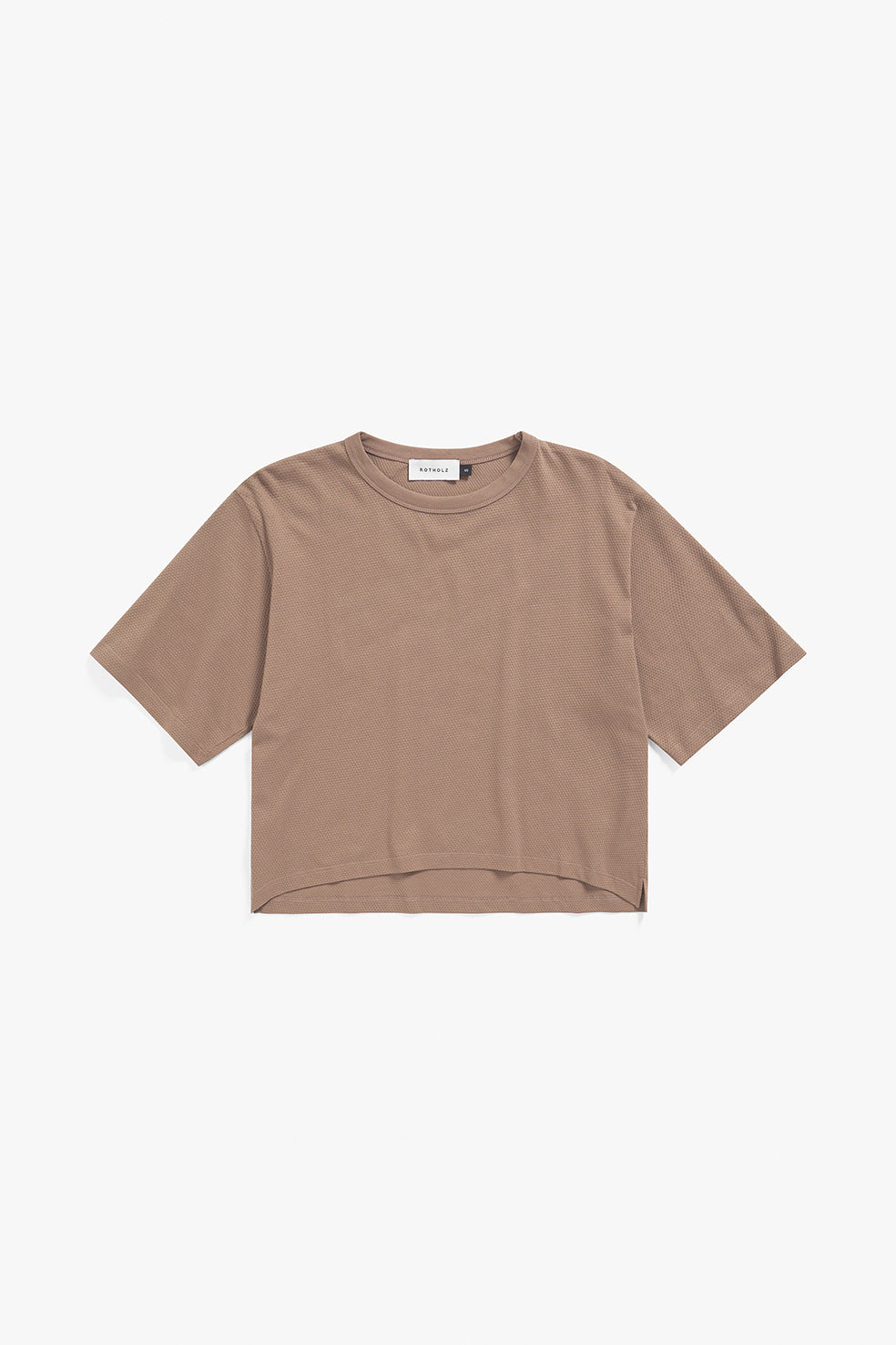 Rotholz Cropped Waffle T-Shirt