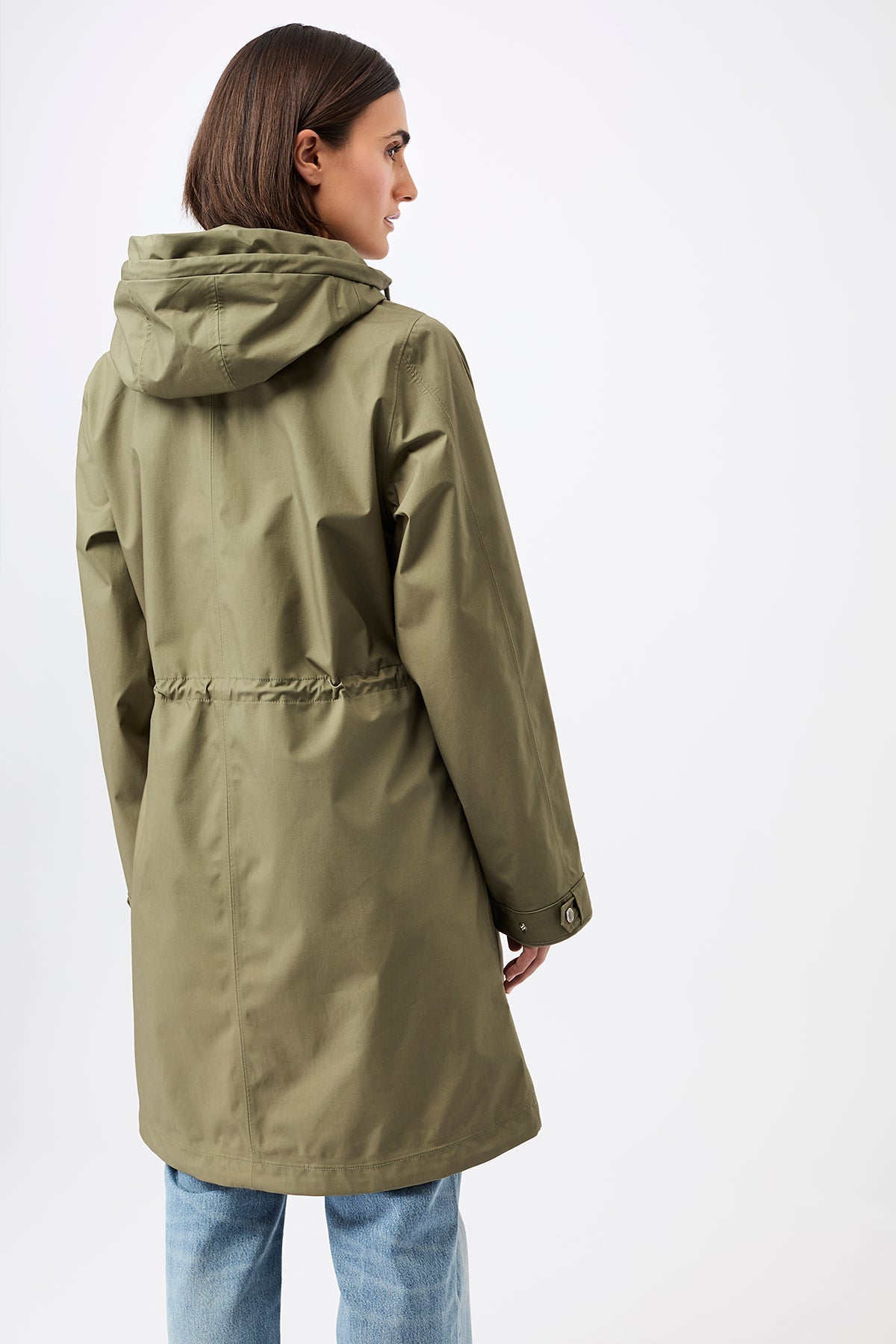 LangerChen Long Parka With Welt Pocket