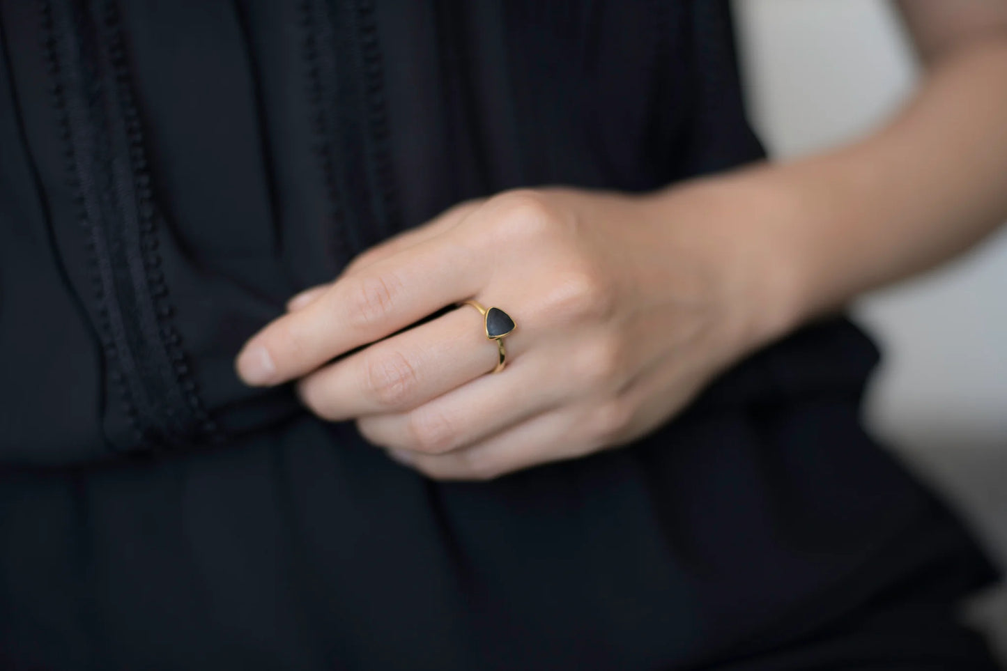 Ting Goods Triangle Stone Ring