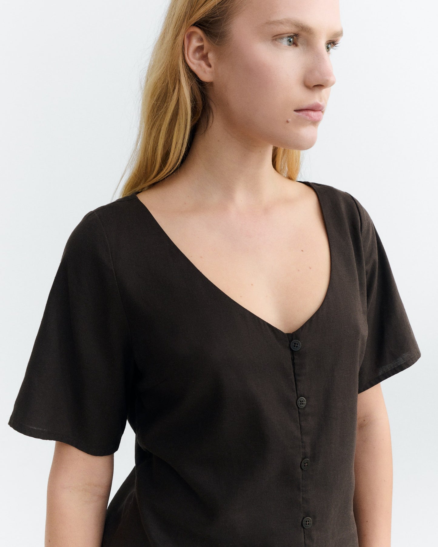 Thinking Mu Hemp Leia Blouse